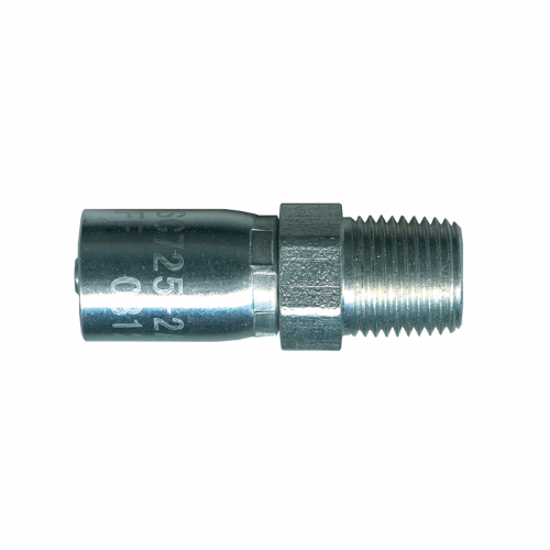Fairview 100R7 Grease Hose Coupling;1/4 IDx1/4 MPT Item #: FVF-SC725-4B | GarageAndFab.com
