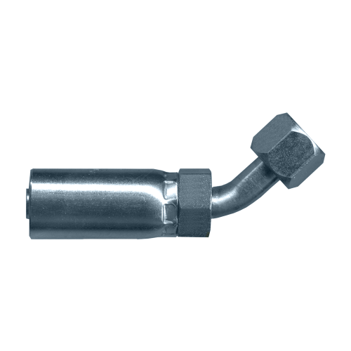 Fairview R7/R8/R18 Hose End;45Elb;3/8IDx3/8FJIC Item #: FVF-SCTP40-66 | GarageAndFab.com