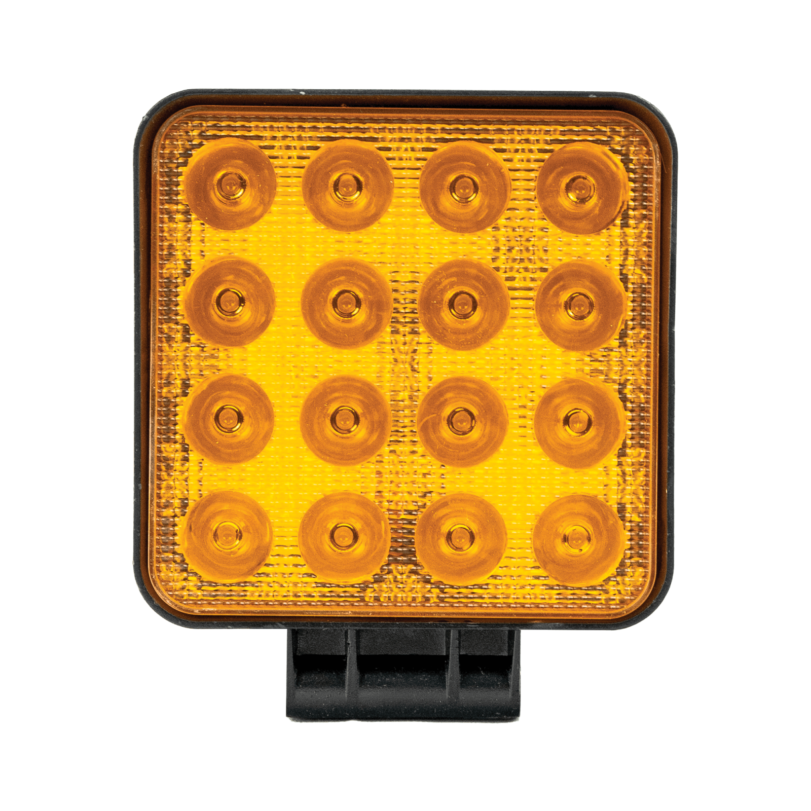 Vivid VLED-WL-33A Amber Series Led Work Light 4 Inch Square Flood Amber | GarageAndFab.com