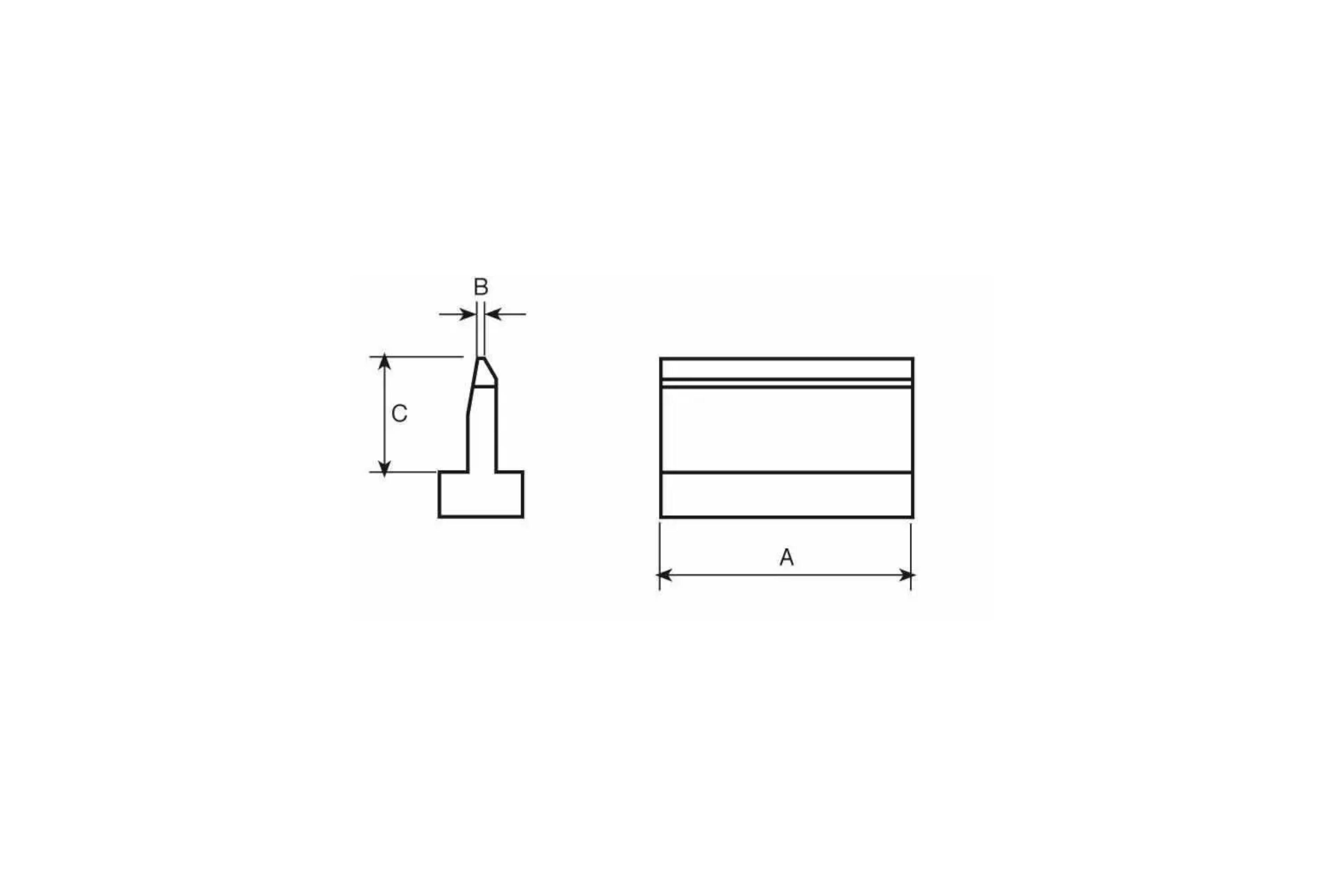 WELLER Smt02 Tip Bl 16.8X0.6X7.1Mm W/O Barrel - T0054450299N - WEL-T0054450299N | GarageAndFab.com