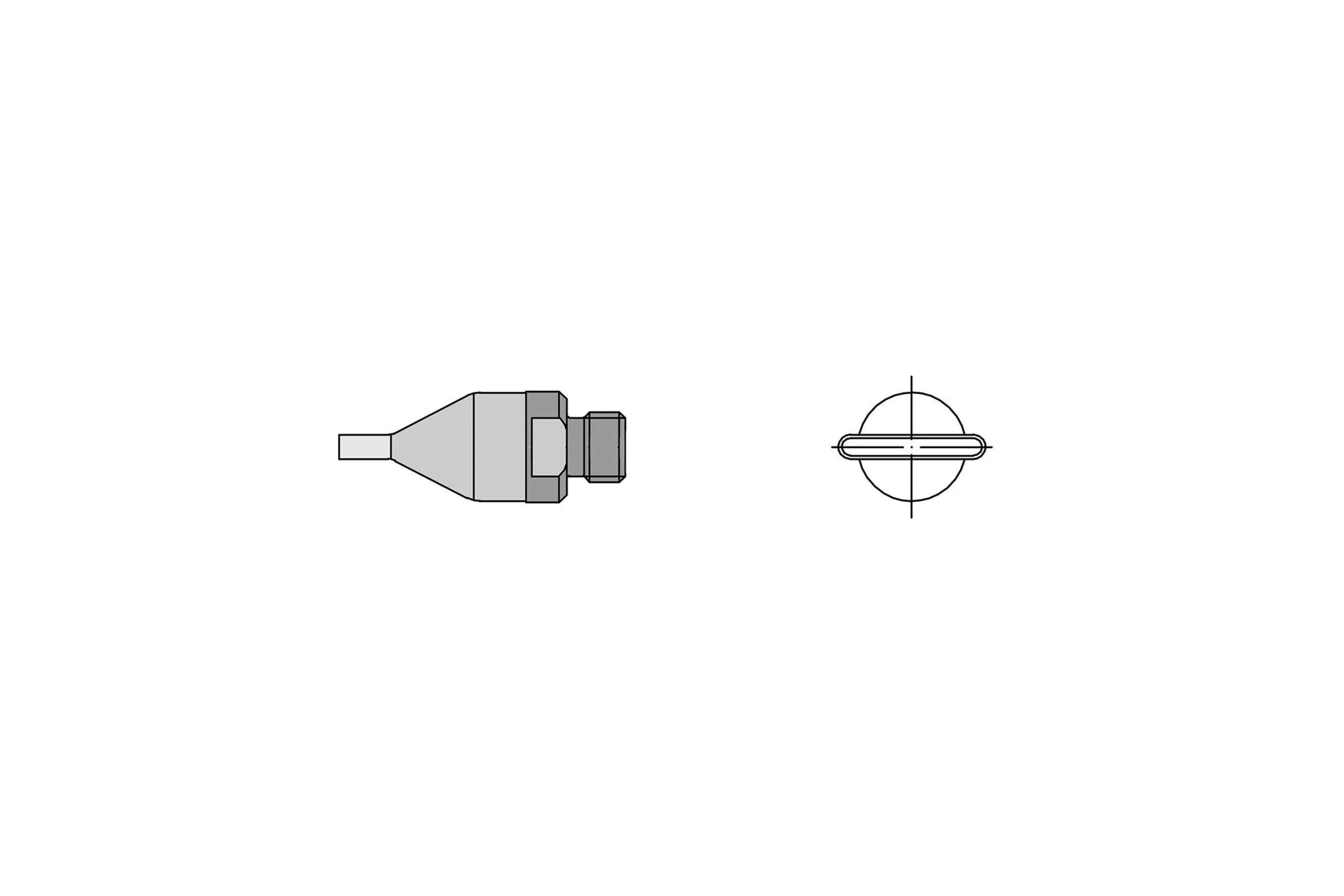 WELLER Nozzle. Fo6 12.0X1.5Mm - T0058727772N - WEL-T0058727772N | GarageAndFab.com