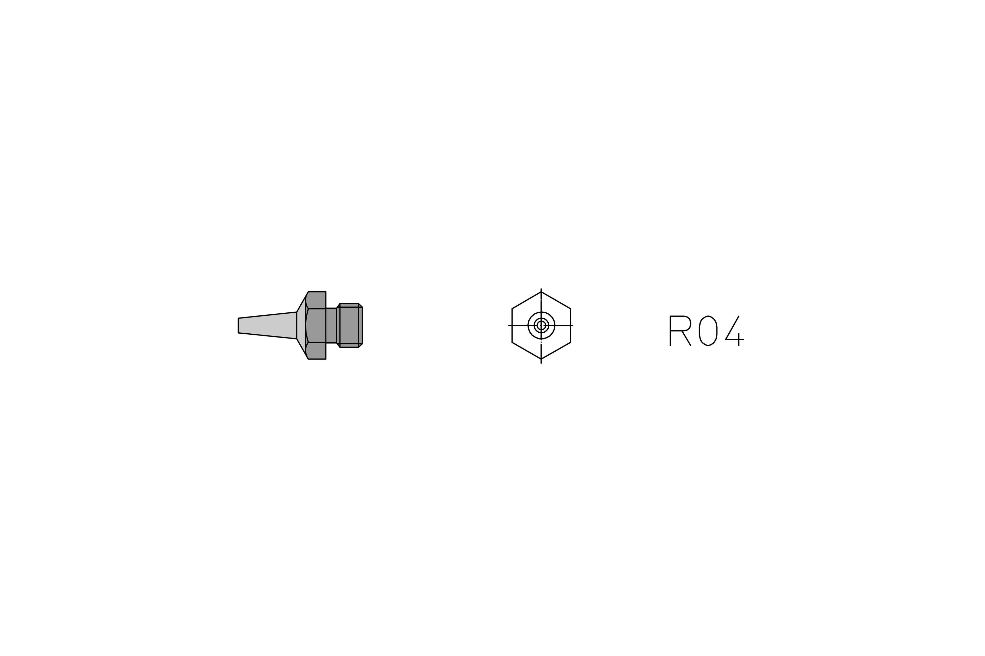WELLER R04 Hotgas-Nozzle 1.2 For Hgp - T0058727821 - WEL-T0058727821 | GarageAndFab.com