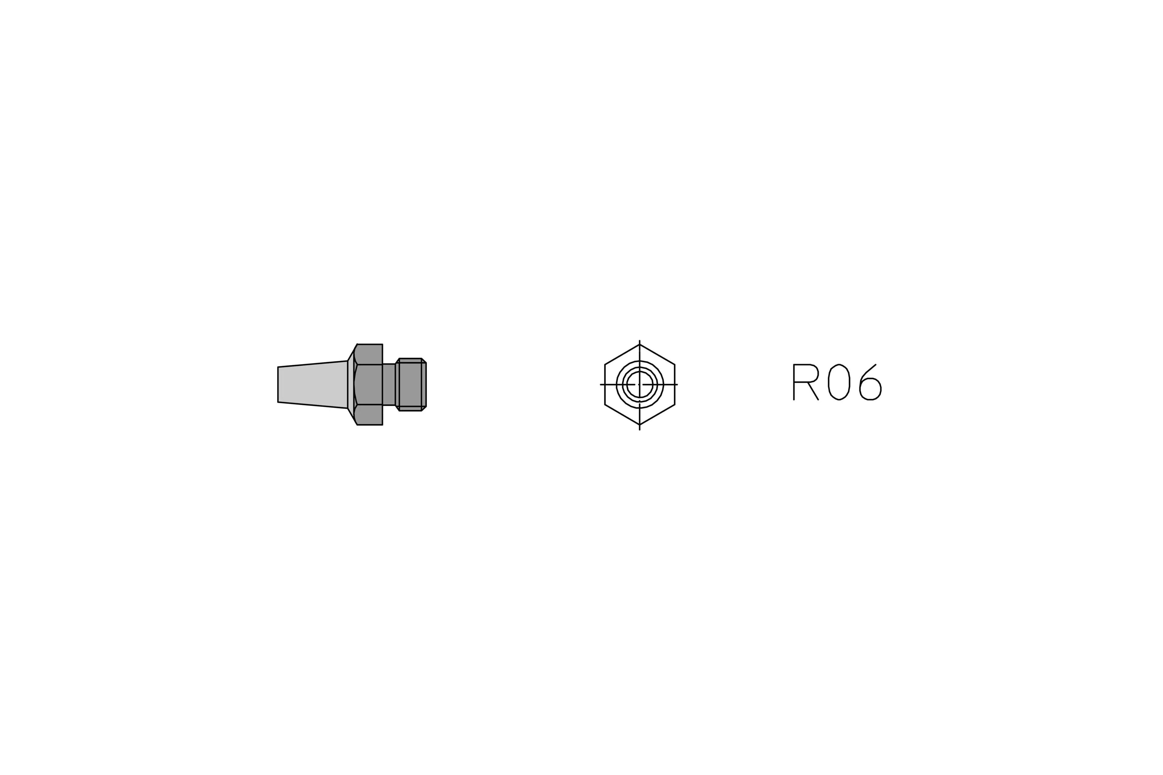 WELLER R06 Hotgas Nozzle 3.0 F.Hgp - T0058727822 - WEL-T0058727822 | GarageAndFab.com
