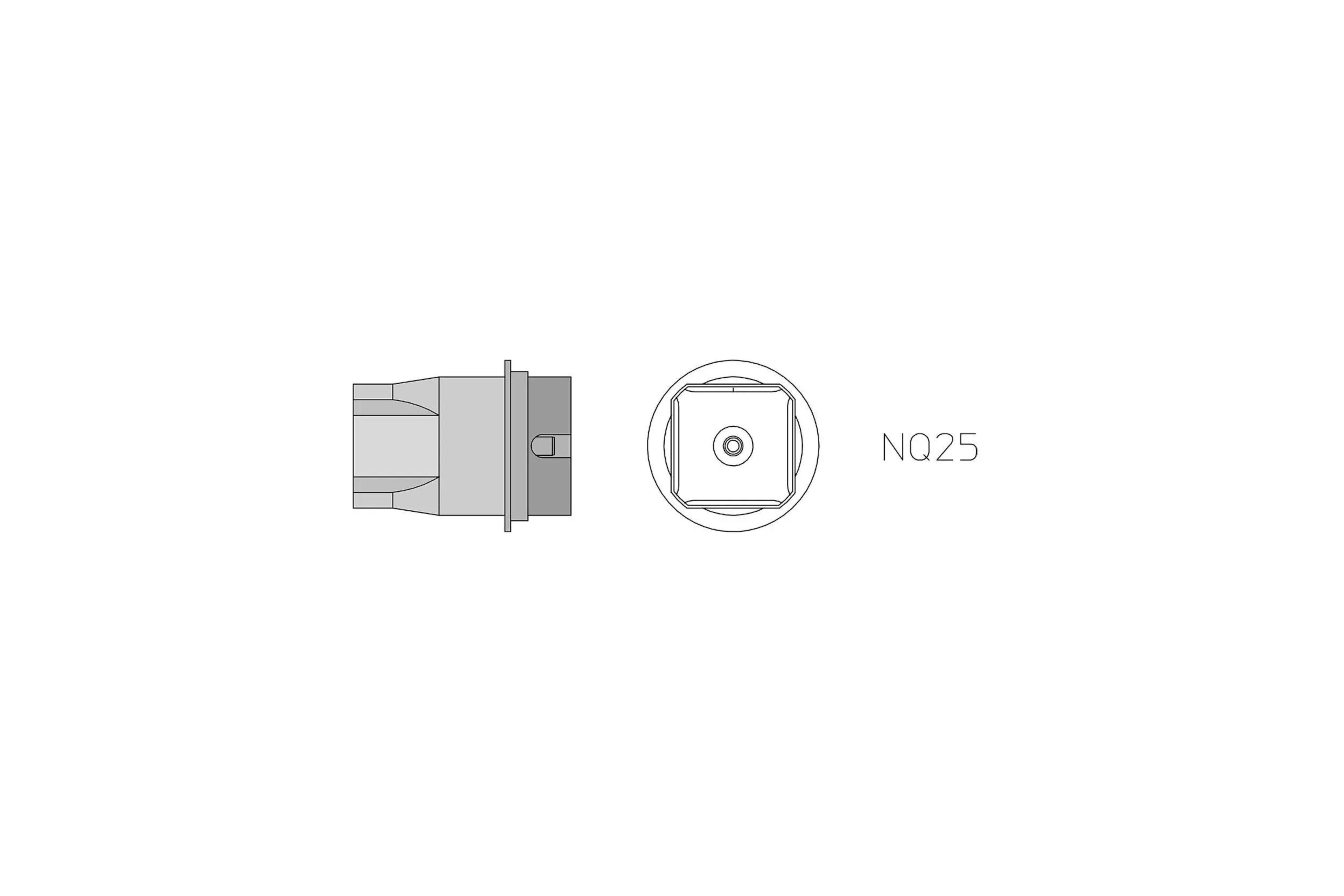 WELLER Nq25 Hotgas-Nozzle 18.0X18.0 - T0058736814N - WEL-T0058736814N | GarageAndFab.com