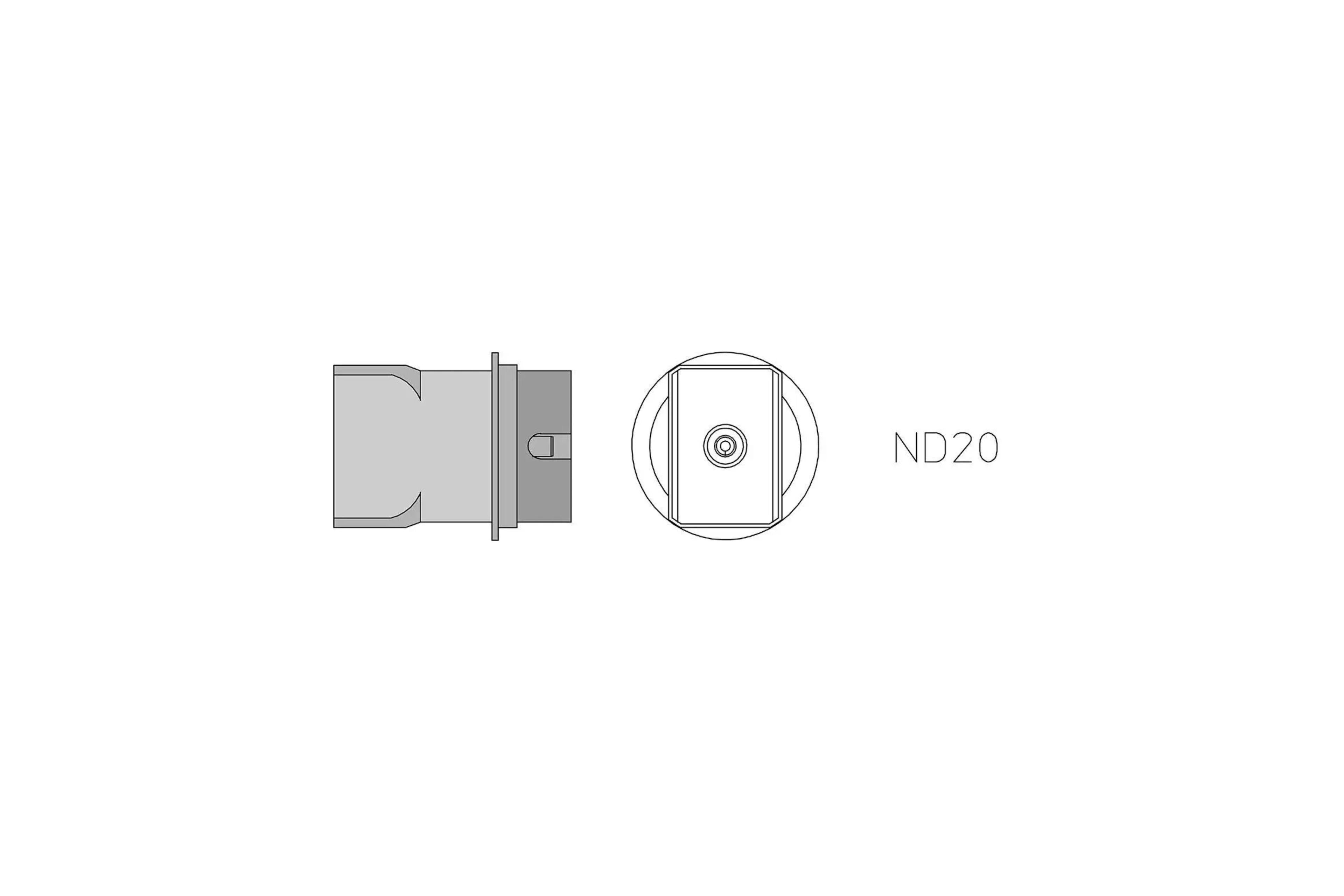WELLER Nd20 Hotgas Nozzle 21,5 X 14,8 - T0058736840N - WEL-T0058736840N | GarageAndFab.com