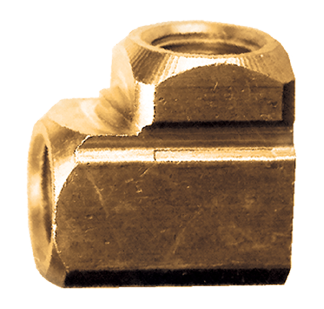 Fairview Brass 90 Elbow;3/8 FPT;Xtruded Item #: FVF-X100-C | GarageAndFab.com