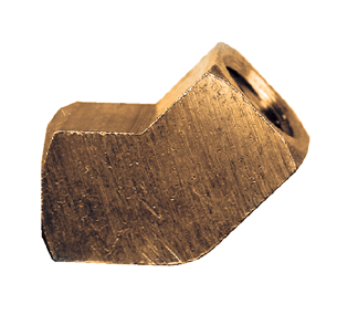 Fairview Brass 45 Elbow;1/4 FPT;Xtruded Item #: FVF-X105-B | GarageAndFab.com
