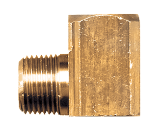 Fairview Brass 90 Elbow;3/4 FPTx3/4 MPT;Xtruded Item #: FVF-X115-E | GarageAndFab.com