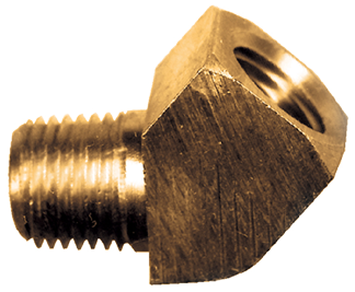 Fairview Brass 45 Elbow;1/2 MPTx1/2 FPT;Xtruded Item #: FVF-X124-D | GarageAndFab.com