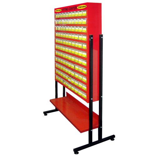 Fairview 110 Drawer Fitting Cabinet w/ Legs Item #: FVF-XC110-CA | GarageAndFab.com