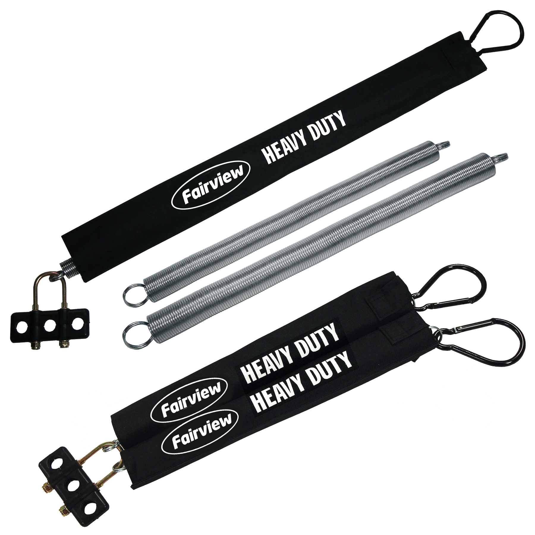 Fairview Dual Hose Support Spring Kit, 25in;Pkg Item #: FVF-HAB-SPRING-25-TKP2 | GarageAndFab.com