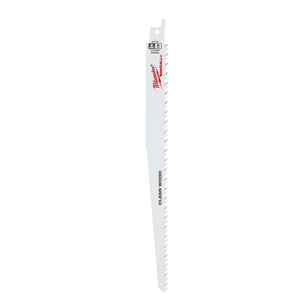 Milwaukee Electric Blade 6T 9L Clean Wood Bulk 100 - MLW-48-01-7016 | MFVCanada.com
