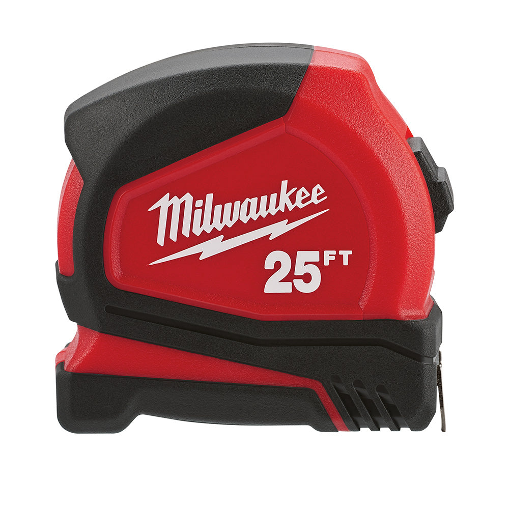 Milwaukee Electric 25Ft Compact Tape Measure - MLW-48-22-6625 | MFVCanada.com
