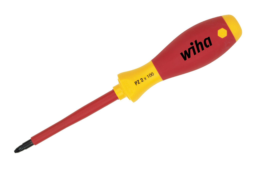 WIHA TOOLS Insulated Softfinish Pozidriv Screwdriver #1 - WIH-32401 | GarageAndFab.com