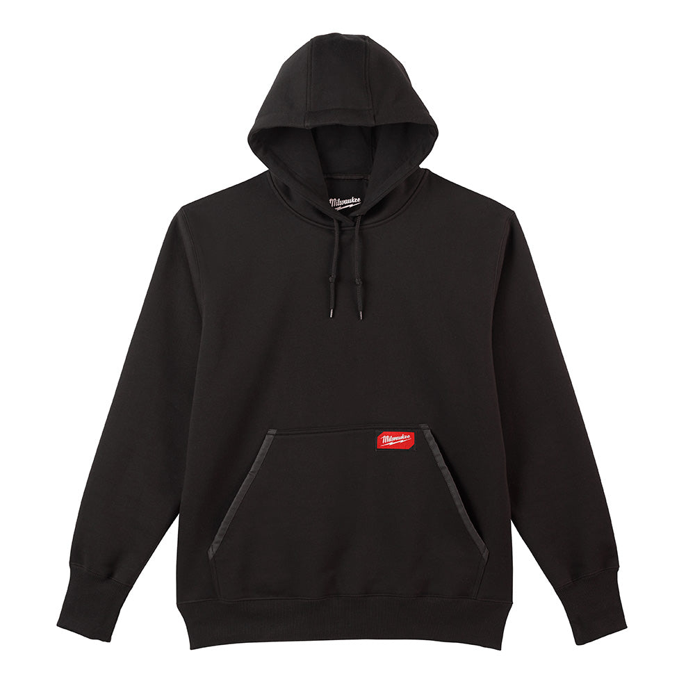 Milwaukee Electric Heavy Duty Pullover Hoodie, Black - Large - MLW-350B-L | MFVCanada.com