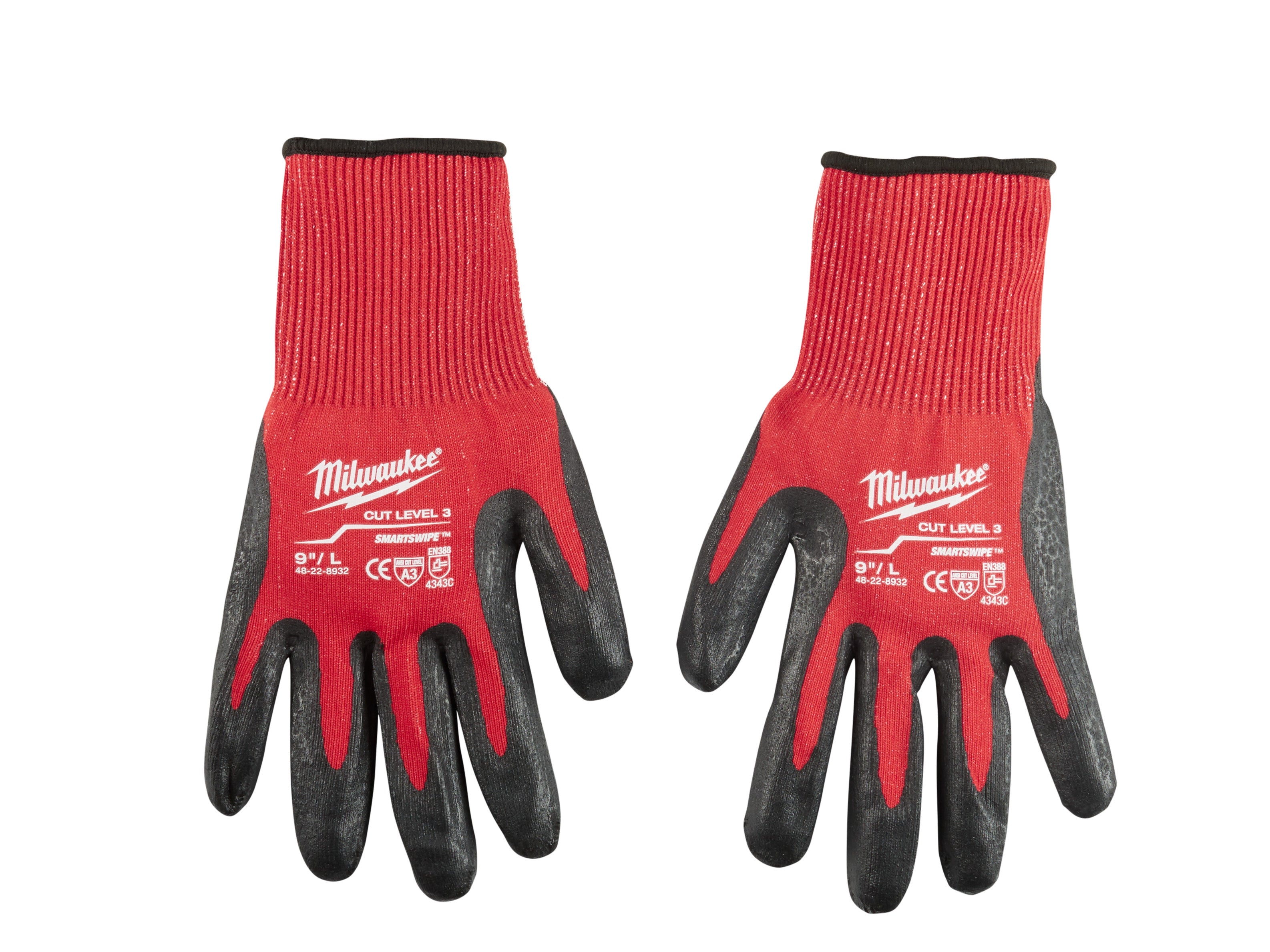 Milwaukee Electric (12) Cut 3 Nitrile Gloves 12 Pk - L - MLW-48-22-8932B | MFVCanada.com