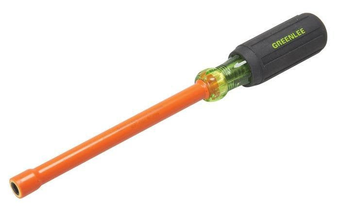 Greenlee Nut Driver, Nh, Insul, 1/4X6" -GRE-0253-12NH-INS | GarageAndFab.com