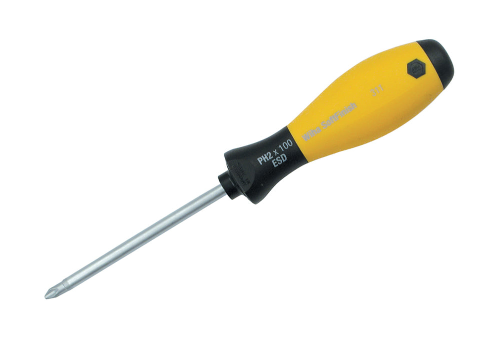 WIHA TOOLS Softfinish Esd Phillips Driver #0 X 60Mm - WIH-31150 | GarageAndFab.com