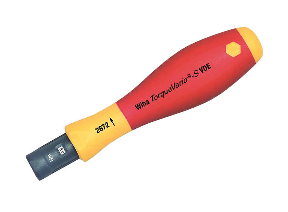 WIHA TOOLS Insulated Torquevario-S Handle 18-62 In/Lbs - 28727 - WIH-28727 | GarageAndFab.com