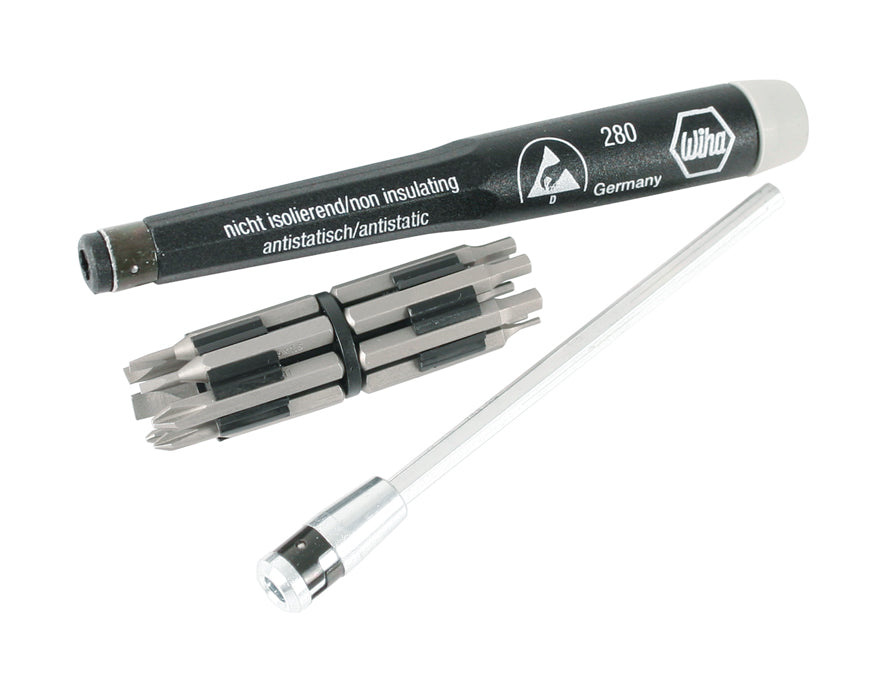 WIHA TOOLS 16 Piece System 4 Esd Safe Microbits Set - 75095 - WIH-75095 | GarageAndFab.com