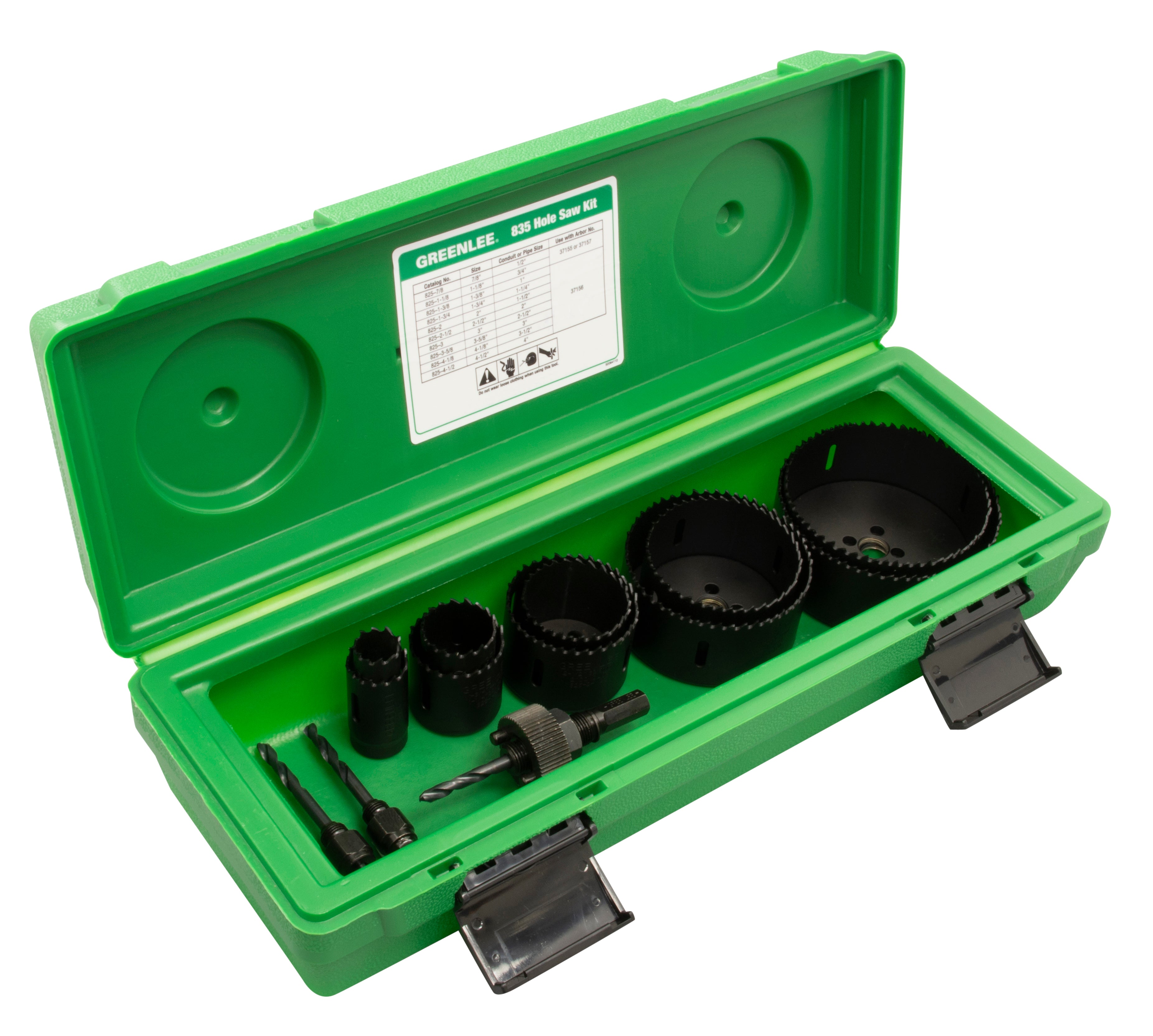 Greenlee Holesaw Kit - GRE-835 | GarageAndFab.com