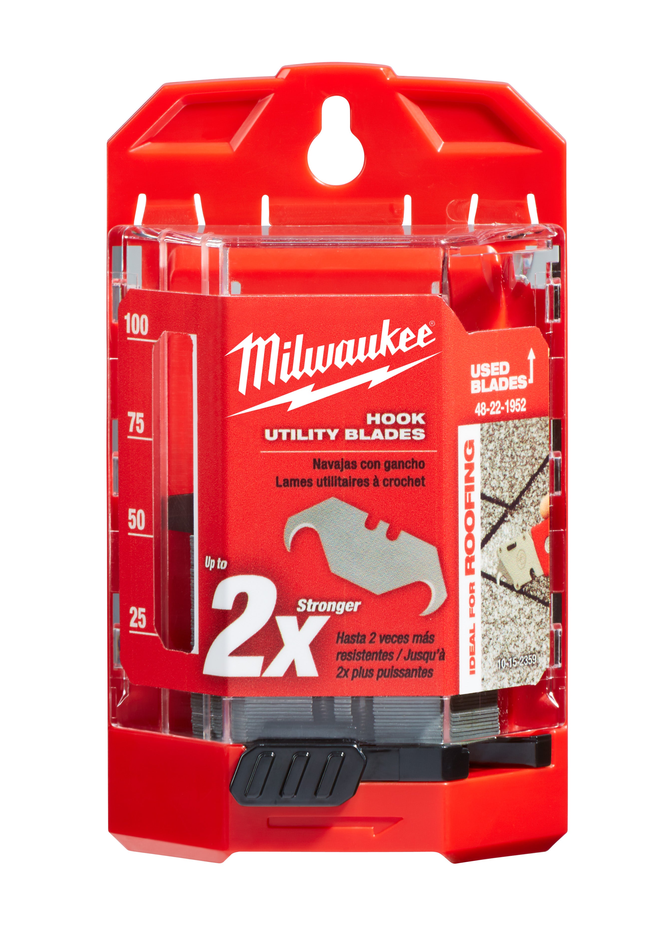Milwaukee Electric 50Pc Hook Utility Blades - MLW-48-22-1952 | MFVCanada.com
