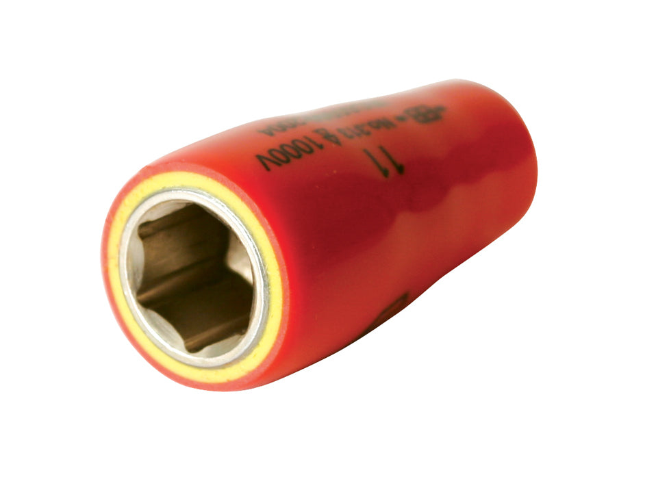 WIHA TOOLS Insulated Socket 1/4" Drive 13Mm - WIH-31334 | GarageAndFab.com
