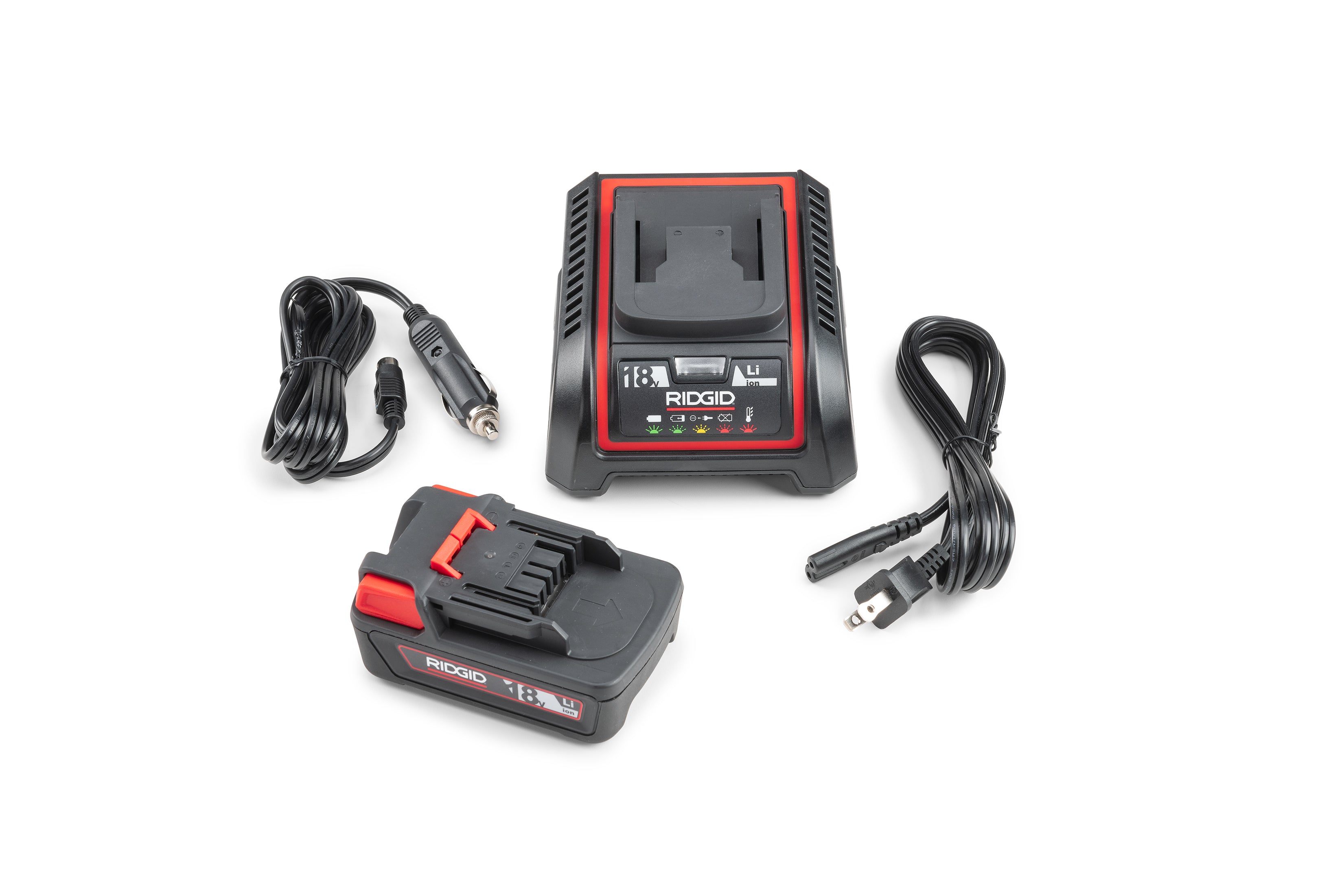 Ridgid Set Of, 1 Bat/1 Chrgr+Lio - 66003 - RGD-66003 | GarageAndFab.com
