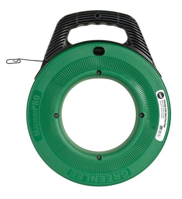 Greenlee Fishtape,Steel-240' - GRE-FTS438-240 | GarageAndFab.com