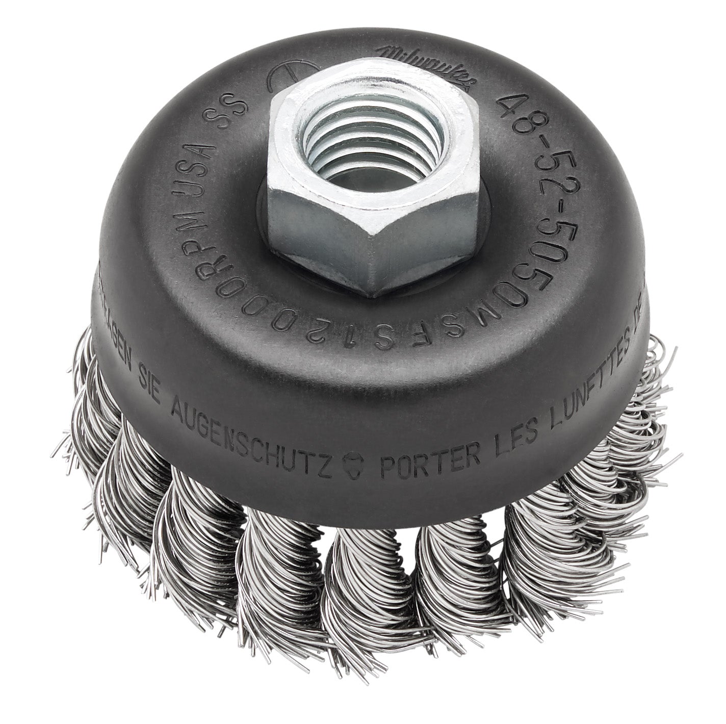 Milwaukee Electric 3" Knot Cup Brush - 48-52-5050 - MLW-48-52-5050 | MFVCanada.com