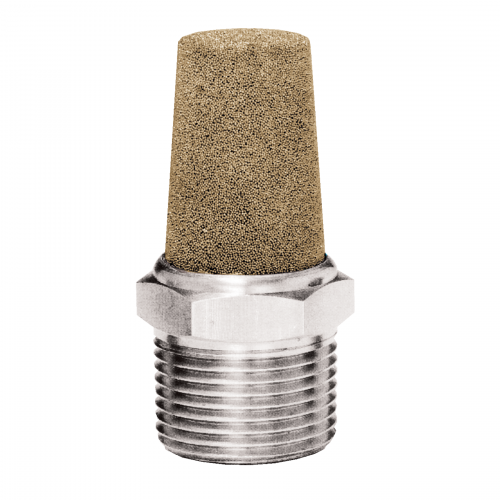 Fairview Exhaust Muffler;1/2 MPT Item #: FVF-BEM-D | GarageAndFab.com