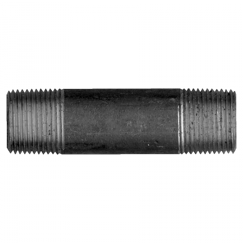 Fairview Black Iron Nipple;2MPTx5 Item #: FVF-BI-113-M5 | GarageAndFab.com