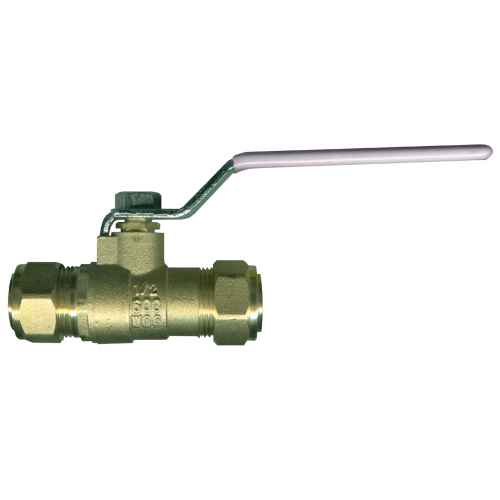 Fairview Comp Ball Valve;1/2L;Lead Free Brass Item #: FVF-LF-BV2062-10 | GarageAndFab.com