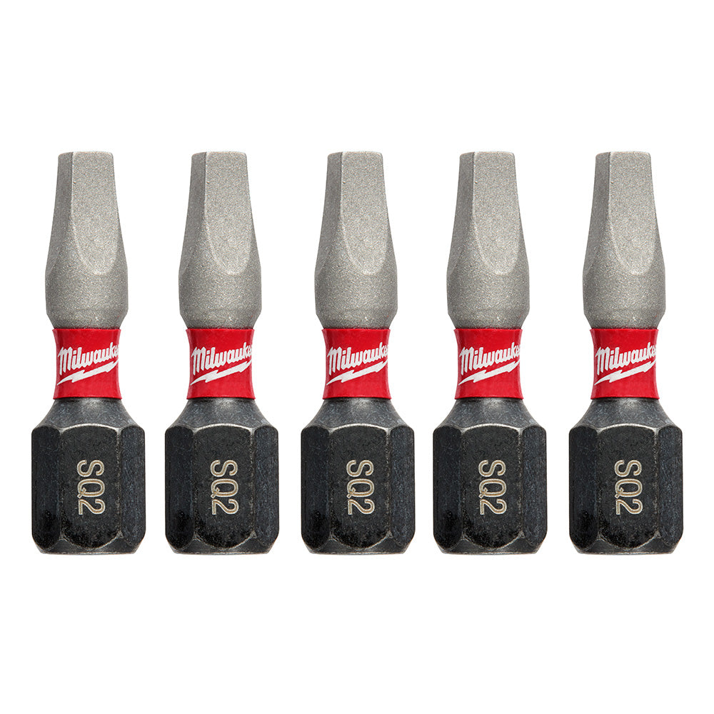 Milwaukee Electric 5Pk 1In Impactct Bit Sq2 - MLW-48-32-4605 | MFVCanada.com