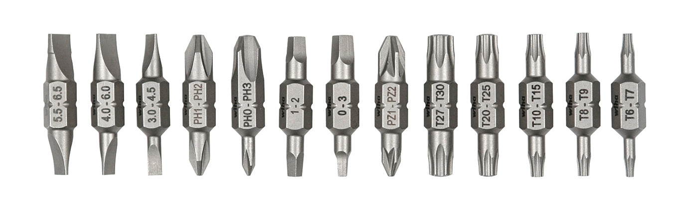 WIHA TOOLS 13 Piece Double End Bit Reload Set - 77781 - WIH-77781 | GarageAndFab.com