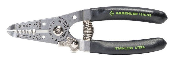 Greenlee Ss Wire Stripper (10-20Awg) -GRE-1916-SS | GarageAndFab.com