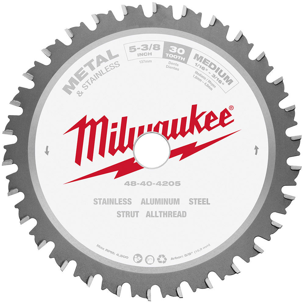 Milwaukee Electric 5-3/8" 30T Metal Csb, 5/8" - MLW-48-40-4205 | MFVCanada.com