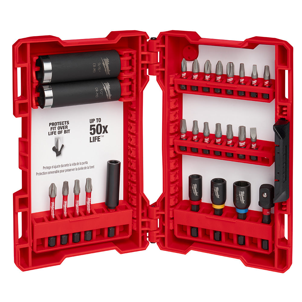 Milwaukee Electric (5)26Pc Impact Set Shockwave - MLW-48-32-4408 | MFVCanada.com