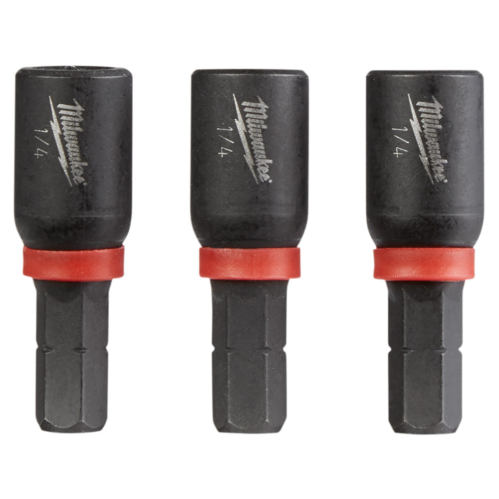 Milwaukee Electric 3Pk 1/4 Insert Mag NuTDr - MLW-49-66-4512 | MFVCanada.com