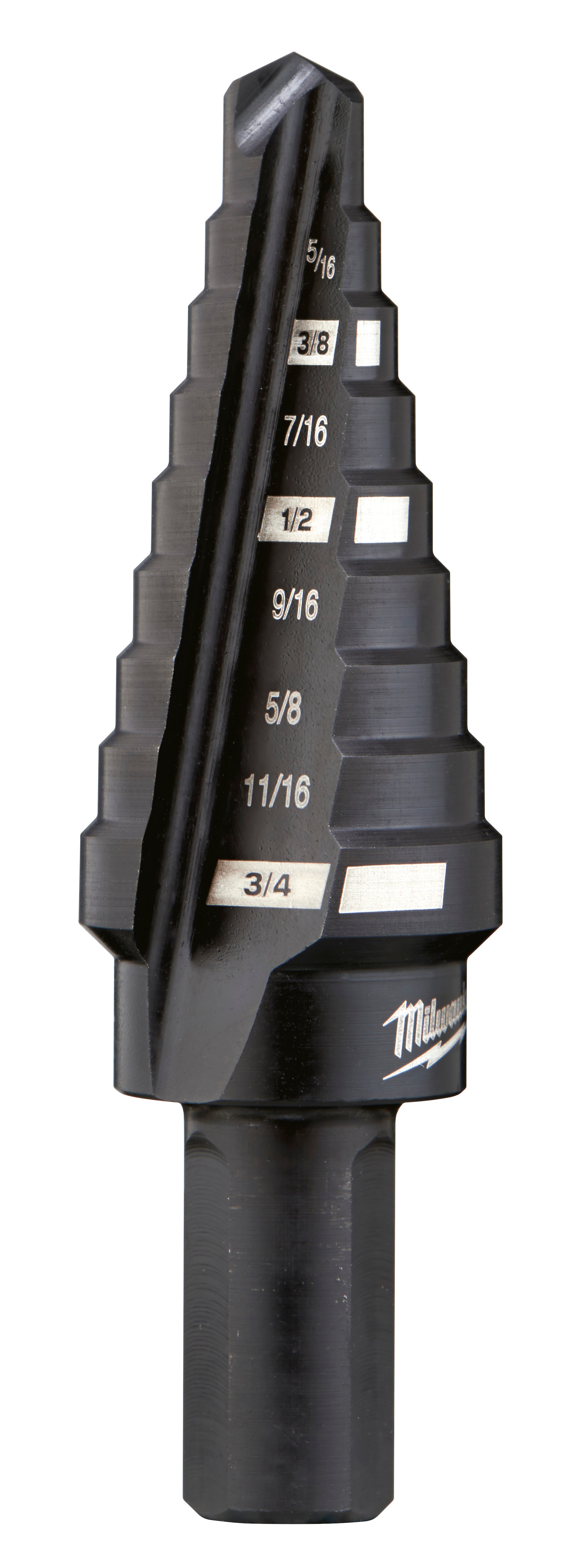 Milwaukee Electric Step Bit 1/4" - 3/4", 9 Steps - MLW-48-89-9203 | MFVCanada.com