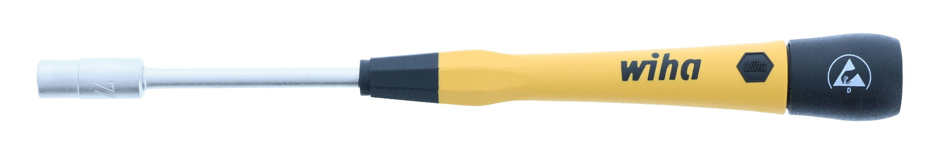 WIHA TOOLS Esd Safe Picofinish Precision Nut Driver - 7/32" X 60Mm - WIH-27776 | GarageAndFab.com