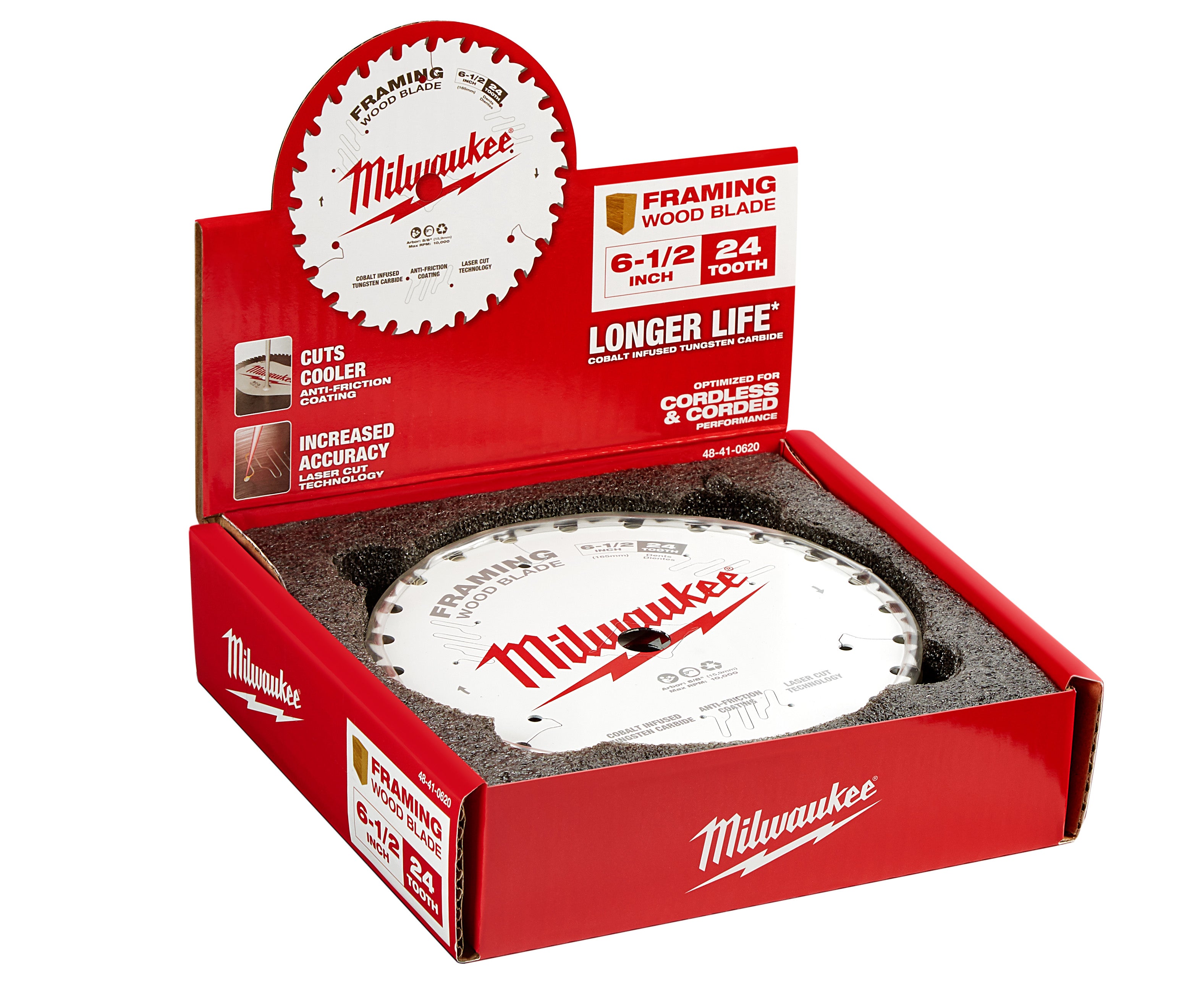 Milwaukee Electric 6-1/2" 24T Framing Bulk 10 - MLW-48-41-0620 | MFVCanada.com