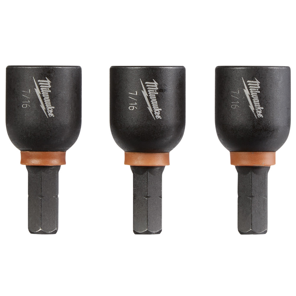 Milwaukee Electric 3Pk 7/16 Insert Mag NuTDr - MLW-49-66-4516 | MFVCanada.com