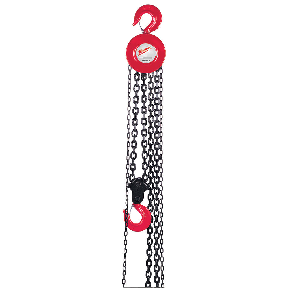 Milwaukee Electric 5 Ton 10Ft Hand Hoist - MLW-9780-20 | MFVCanada.com