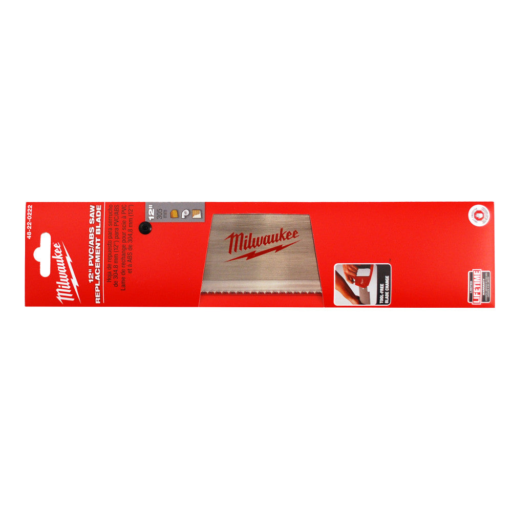 Milwaukee Electric 12" Pvc Saw Replacement Bld - MLW-48-22-0222 | MFVCanada.com