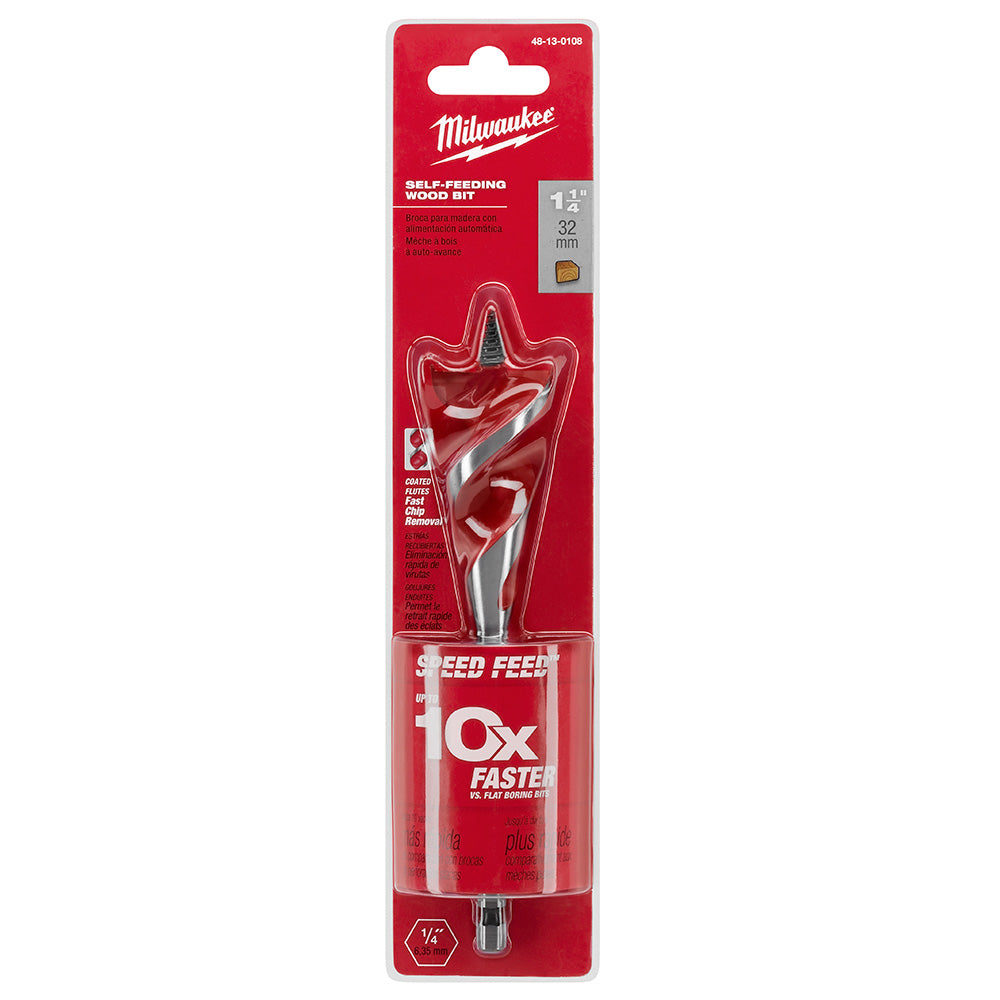 Milwaukee Electric 1-1/4In X 6In Wood Bit - MLW-48-13-0108 | MFVCanada.com