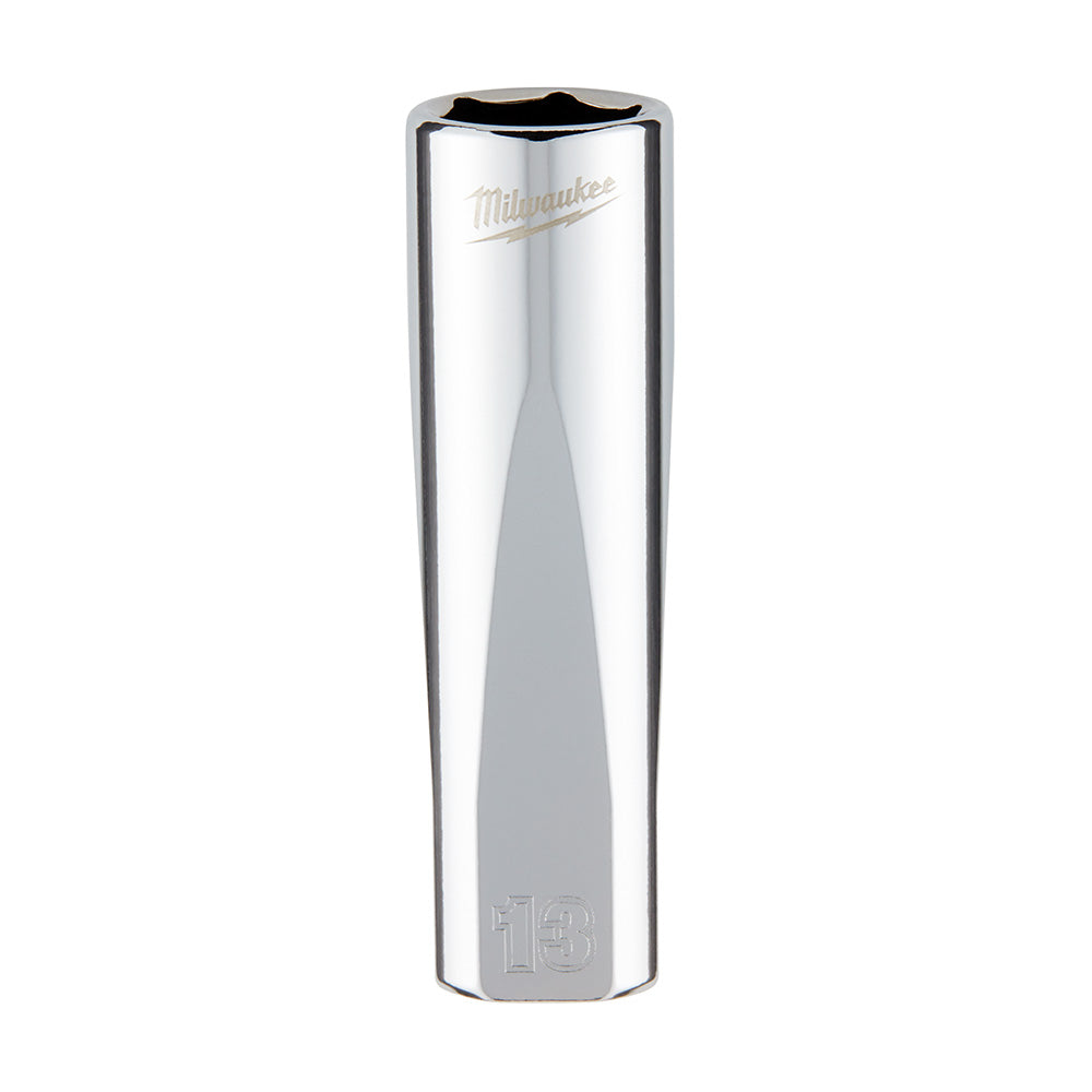 Milwaukee Electric 3/8" Drive 13Mm Socket -  Deep - MLW-45-34-0013 | MFVCanada.com
