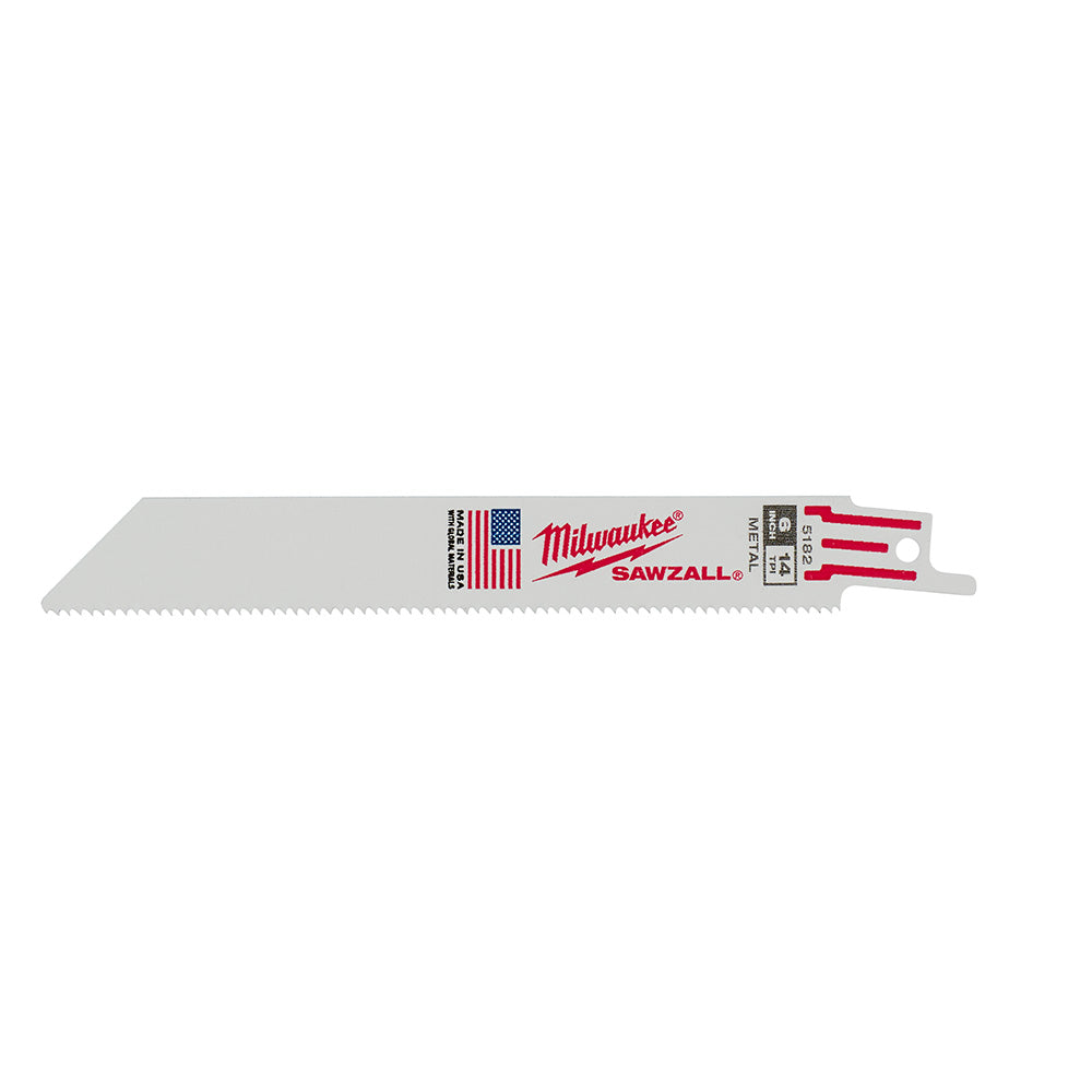 Milwaukee Electric Blade 6L 14T Thin Kerf Bulk 10 - MLW-48-01-2162 | MFVCanada.com
