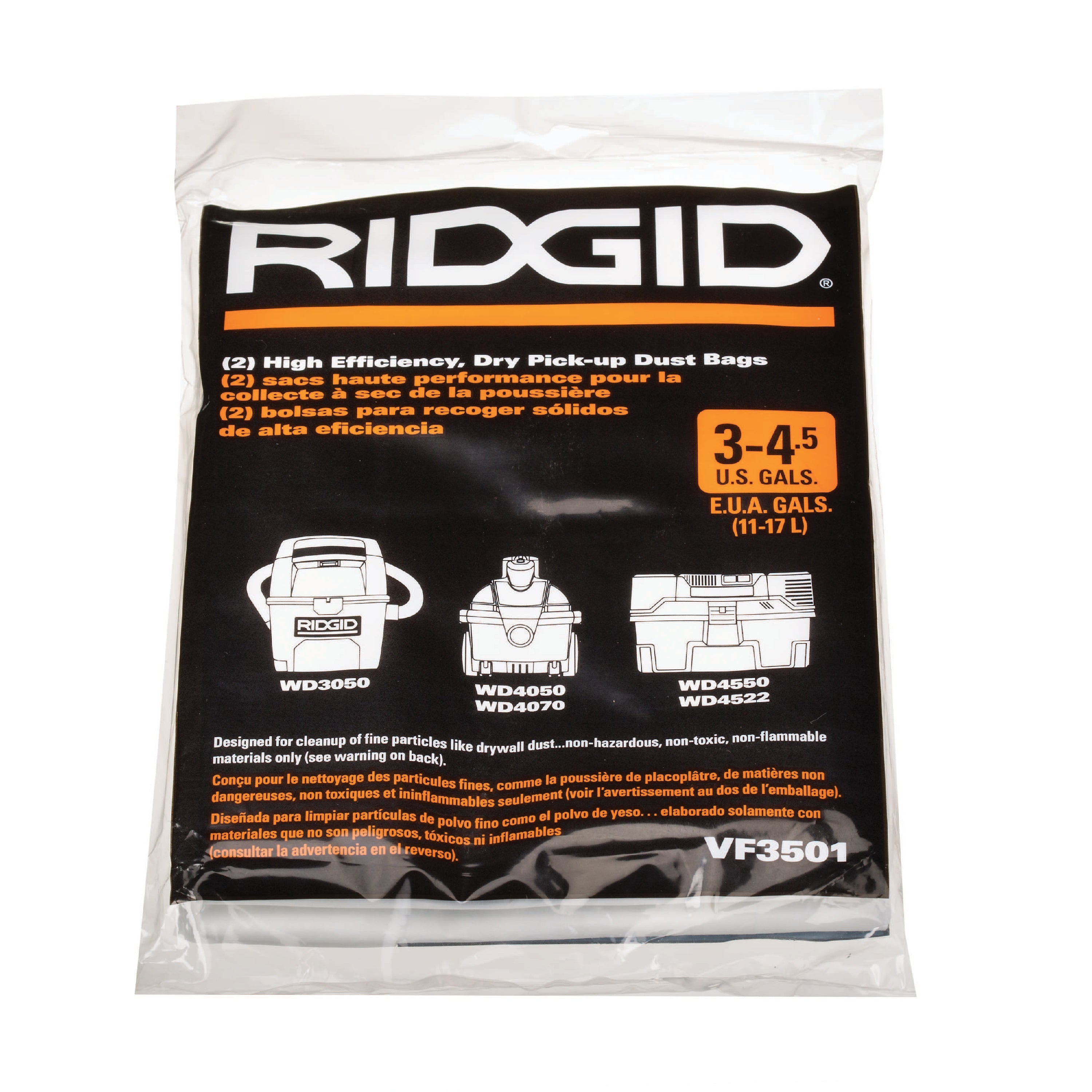 Ridgid Bag, Filter Vf3501 - RGD-23738 | GarageAndFab.com