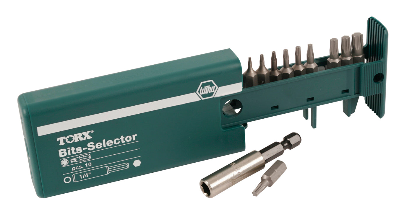 WIHA TOOLS 11 Piece Torx Bit Selector Set - T5-T30 - WIH-79242 | GarageAndFab.com